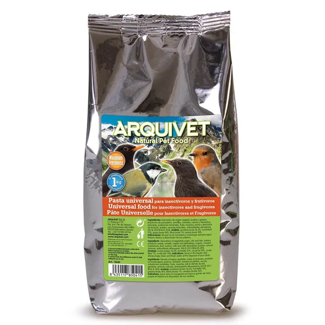 arquivet-p-t-e-universelle-oiseaux-insectivore-1-kg image 1