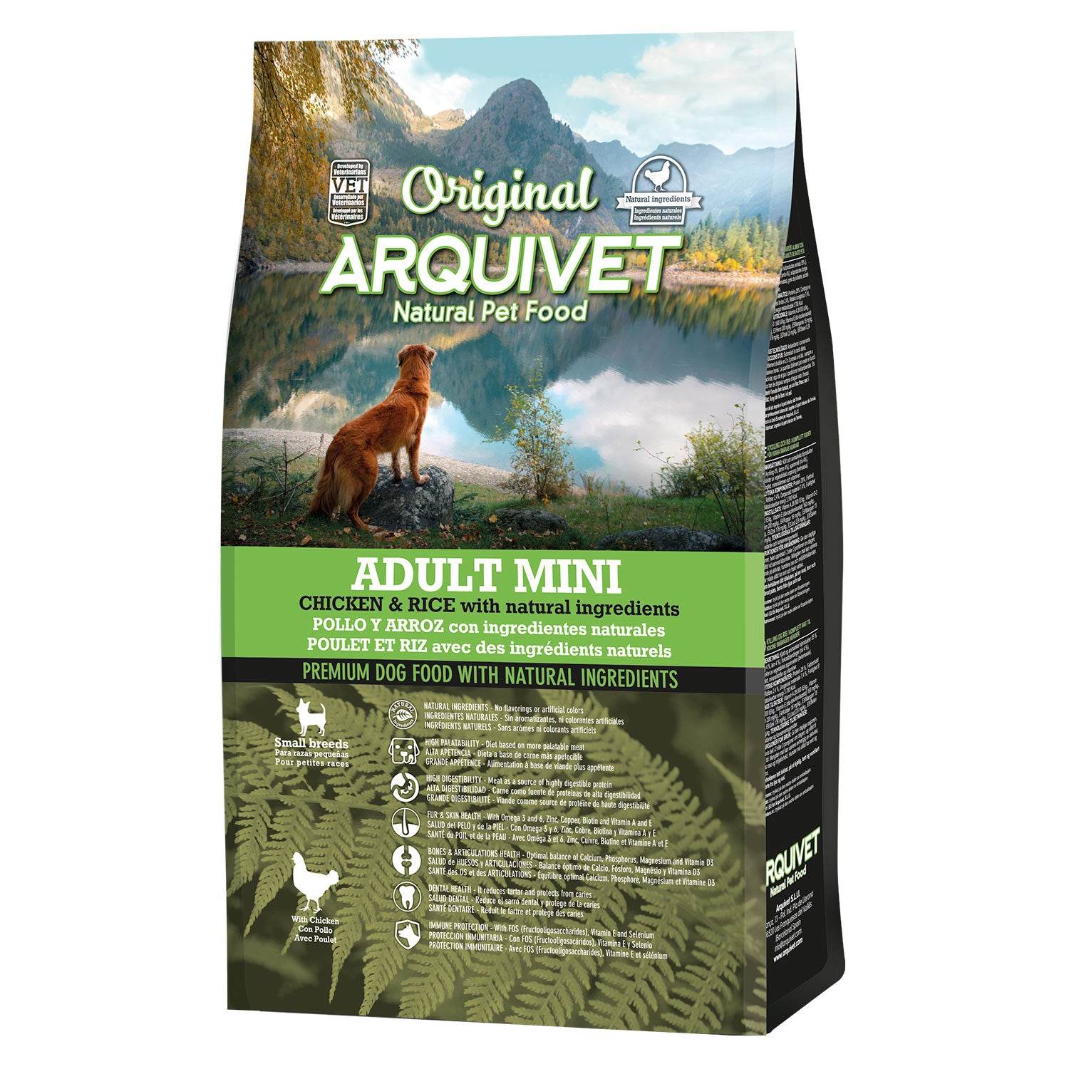 arquivet-original-croquettes-mini-chien-poulet-riz-3-kg image 1