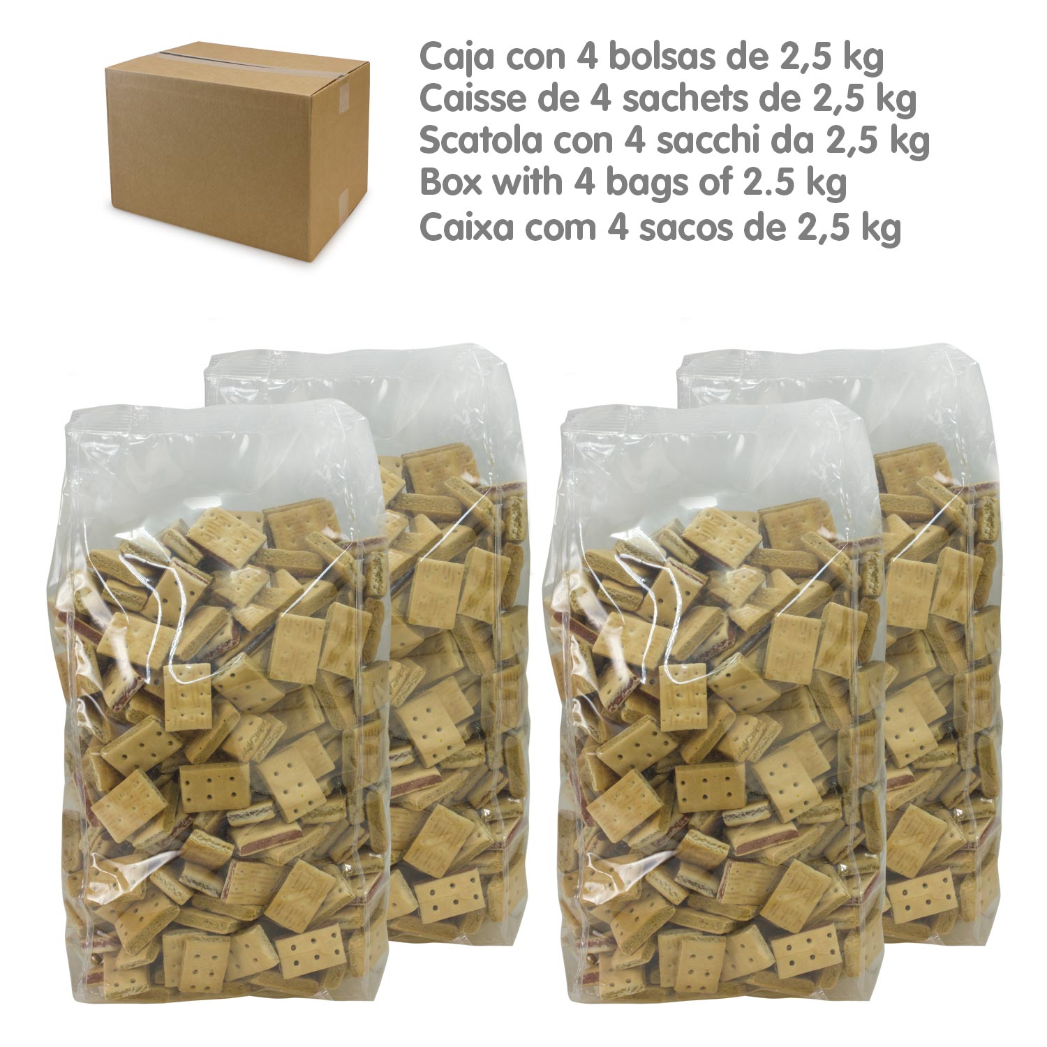 arquivet-dog-snacks-cookies-sandwich-rect-ngulo-biscuits-chien-200-g image 8