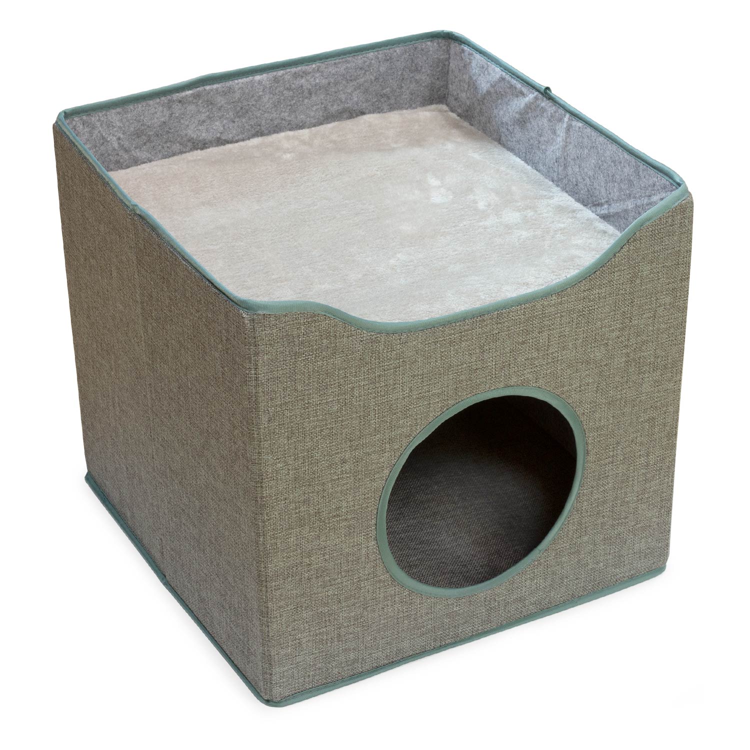 arquivet-yakson-grotte-griffoir-chat-gris-39x39x38-cm image 2