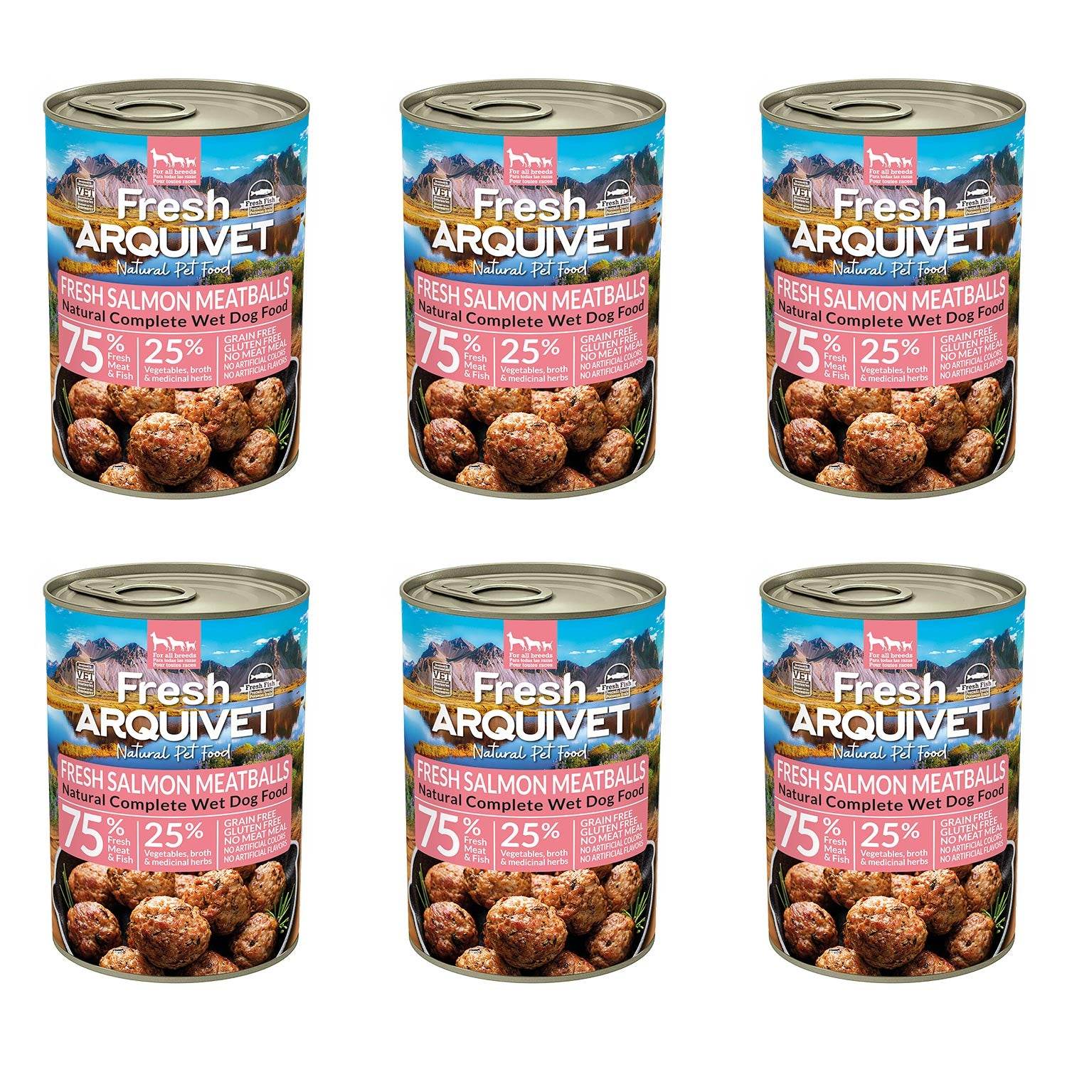 arquivet-boulettes-saumon-nourriture-chien-semi-humide-400-g image 3