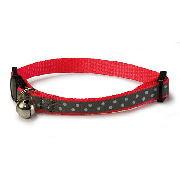 arquivet-collier-chat-r-fl-chissant-rouge-clochette image 1