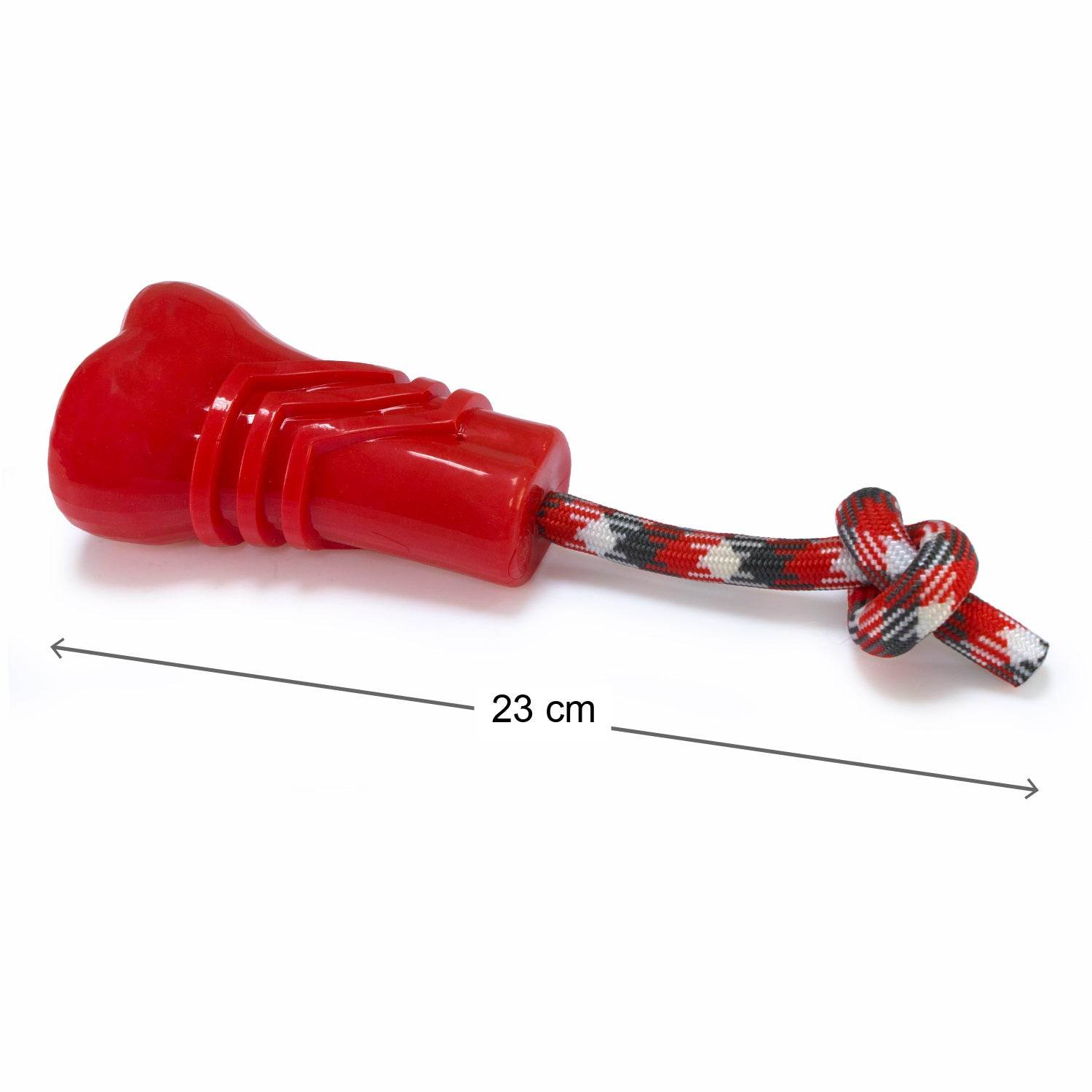 arquivet-dog-toys-os-rouge-couineur-avec-corde-jouet-chien image 4