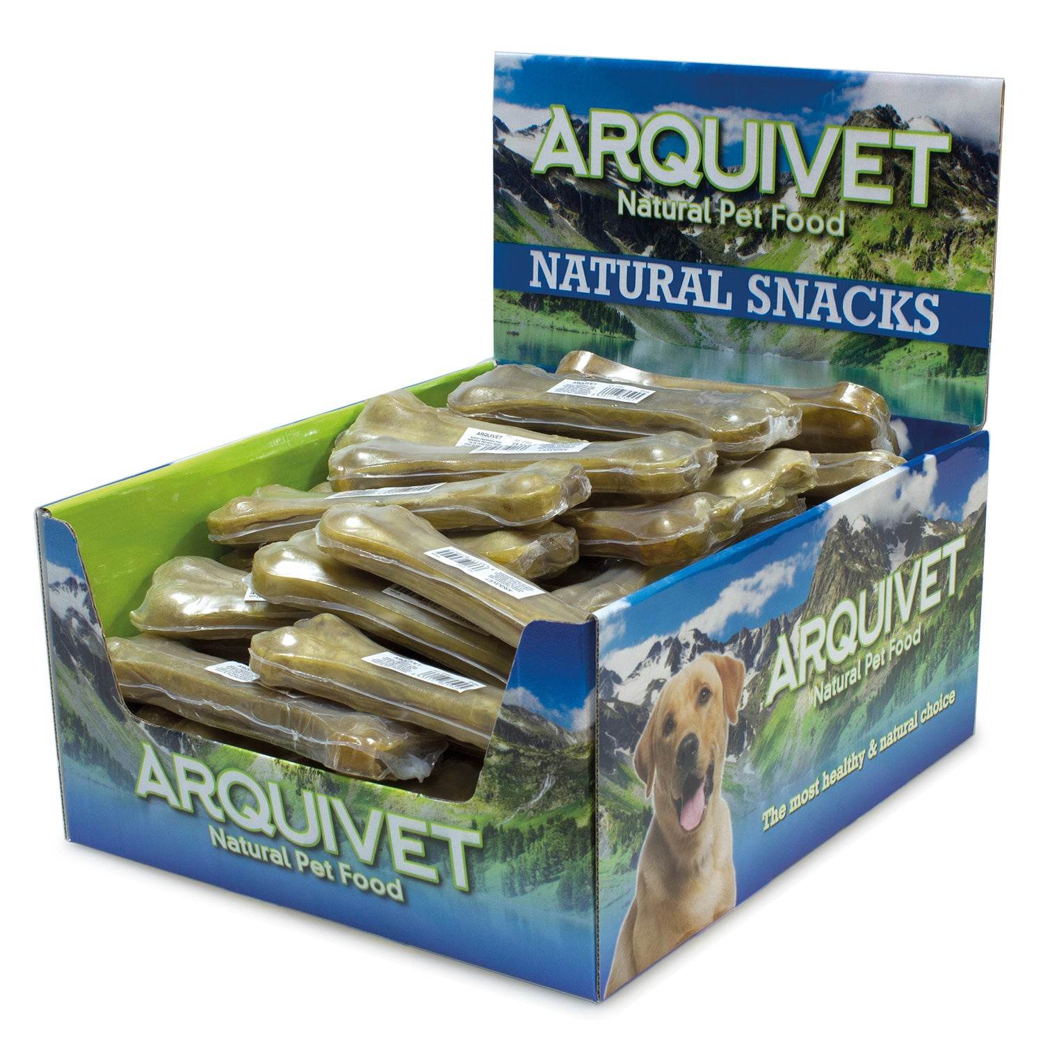 arquivet-dog-snacks-os-press-peau-8-cm-150-pcs-friandise-chien image 8