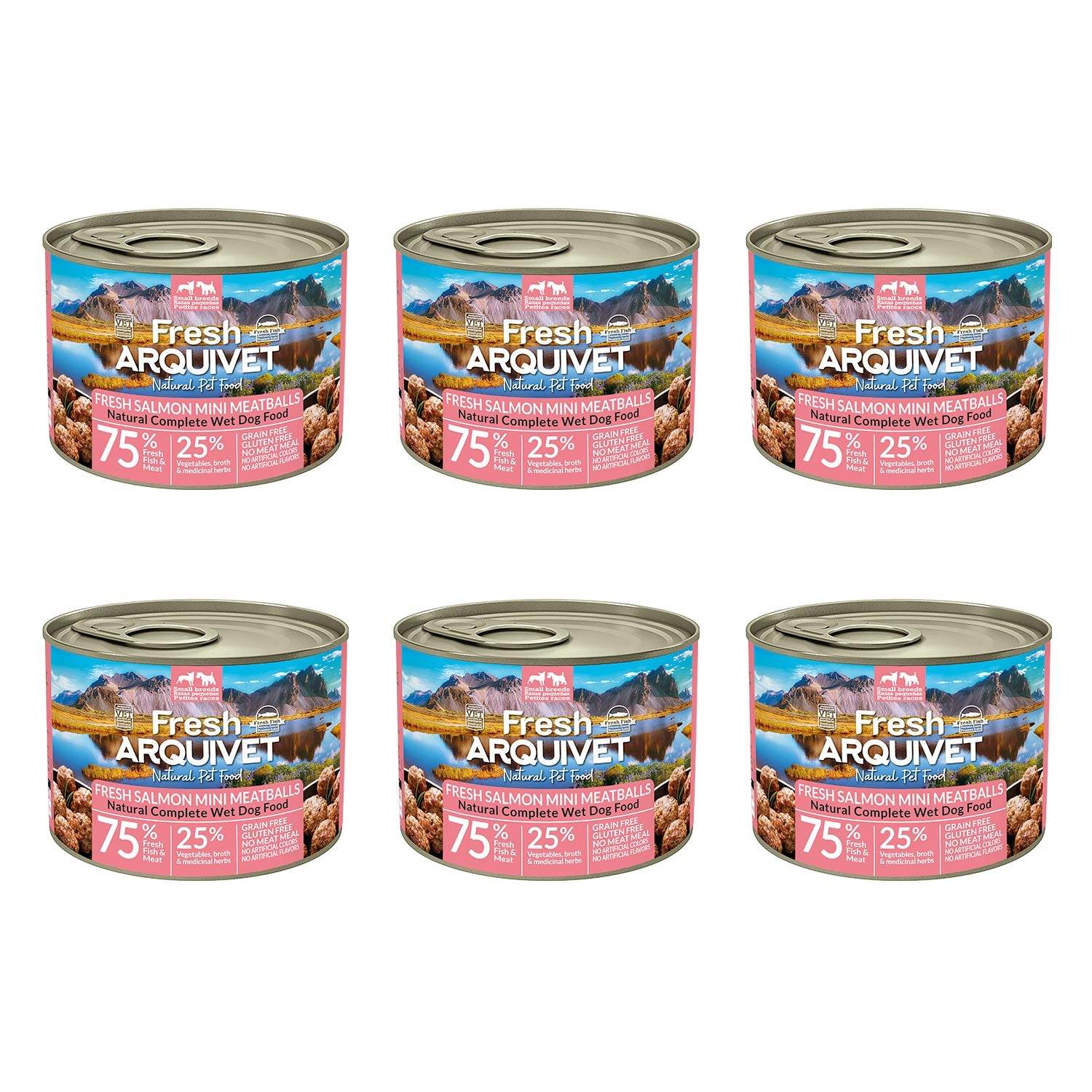 arquivet-mini-boulettes-saumon-aliment-chien-200-g image 3