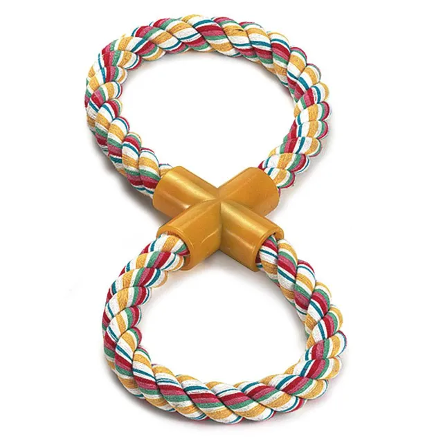 arquivet-jouet-chien-corde-coton-n-ud-8-38-cm image 1