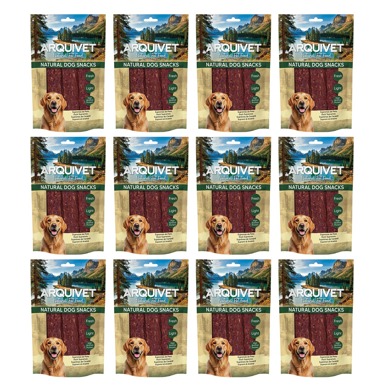 arquivet-supr-mes-canard-chien-100-g-naturel-light image 3