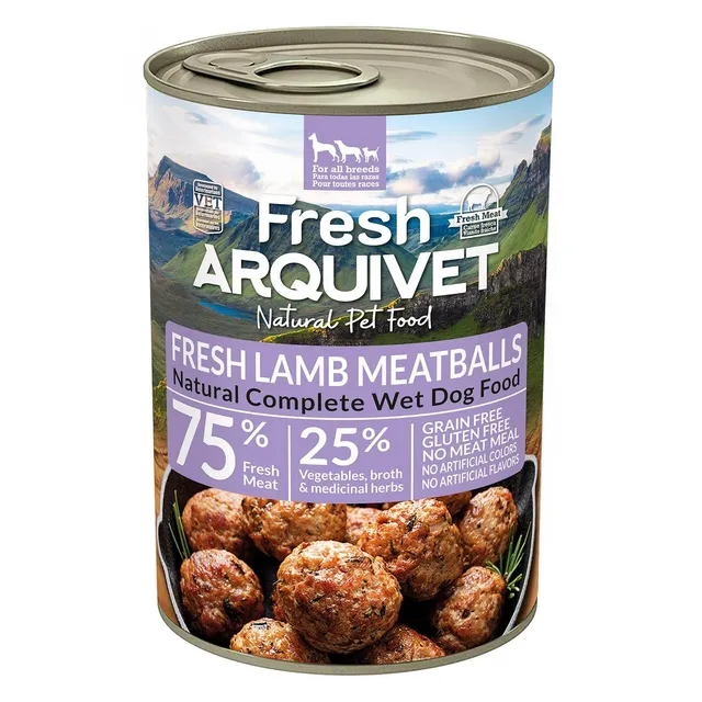 arquivet-boulettes-agneau-frais-nourriture-chien-semi-humide-400-g image 1