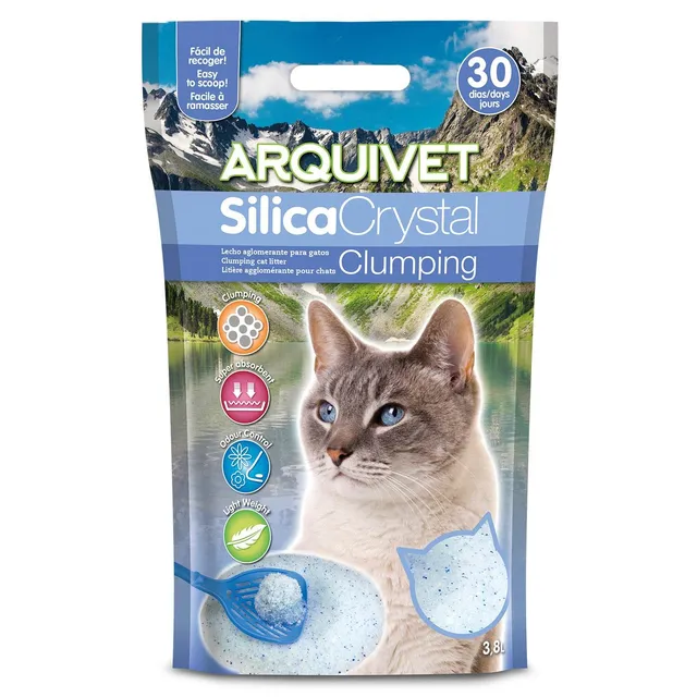 arquivet-liti-re-chat-silice-agglom-rante-3-8-l image 1
