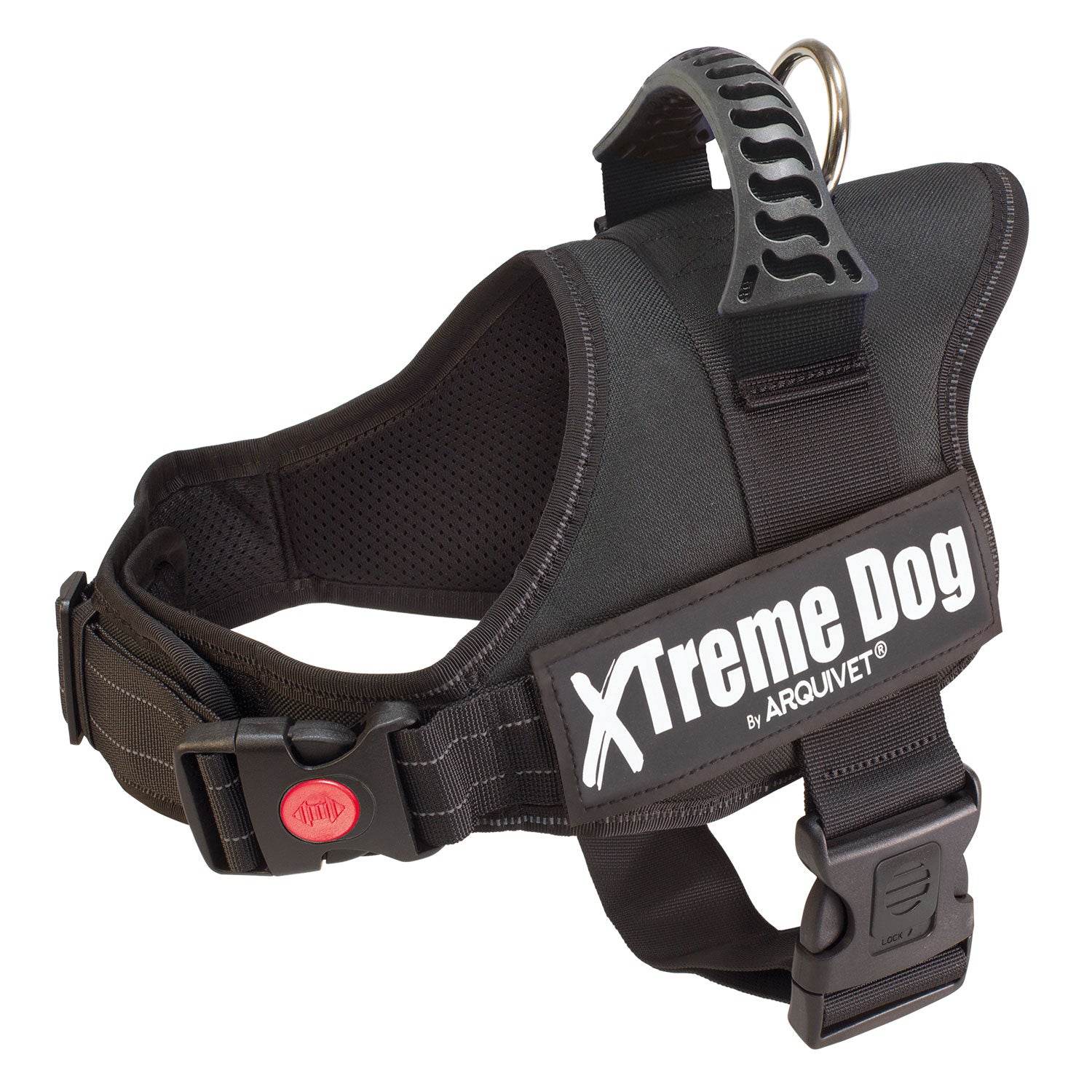 arquivet-xtreme-harnais-chien-noir-r-glable-polyester image 1