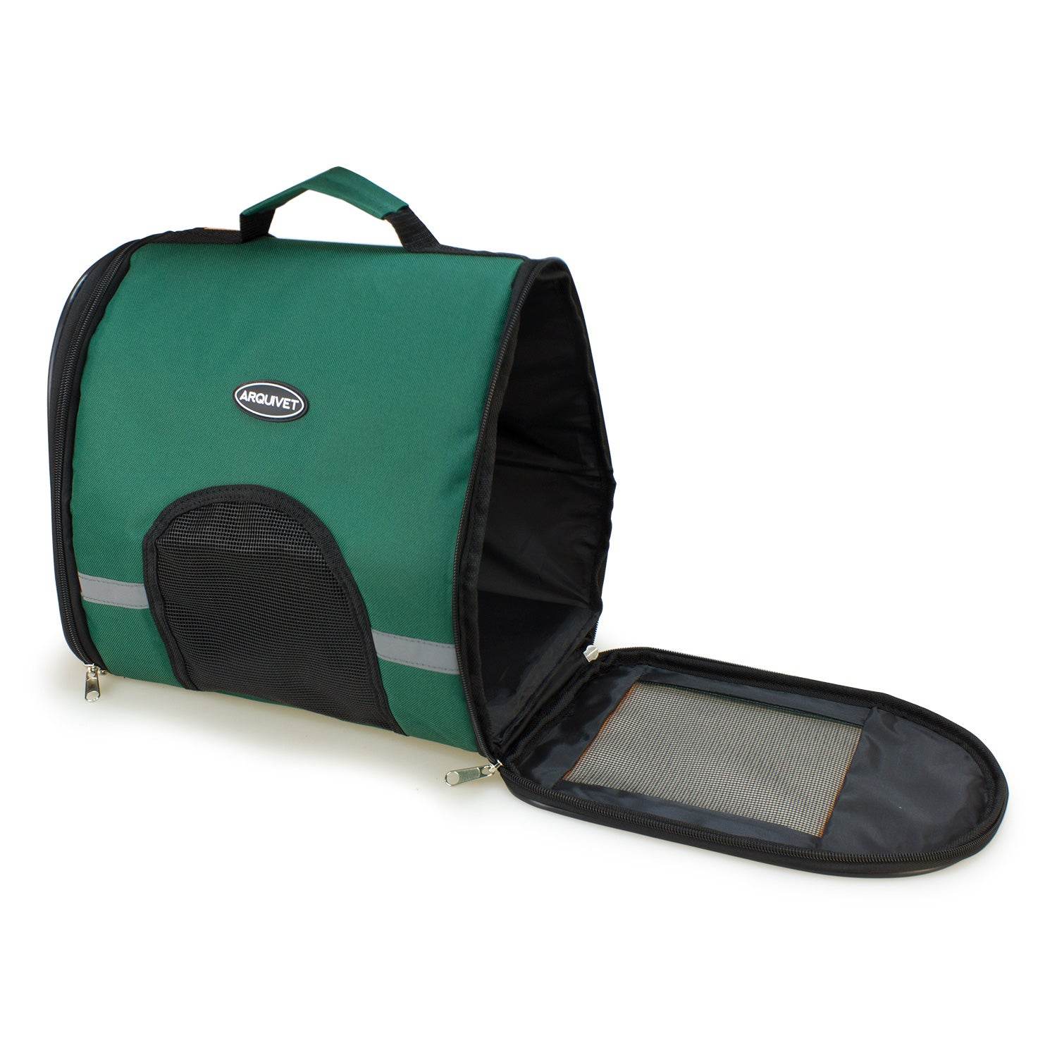 arquivet-sac-transport-chien-vert-5-kg-pliable-32x23x21-cm image 2