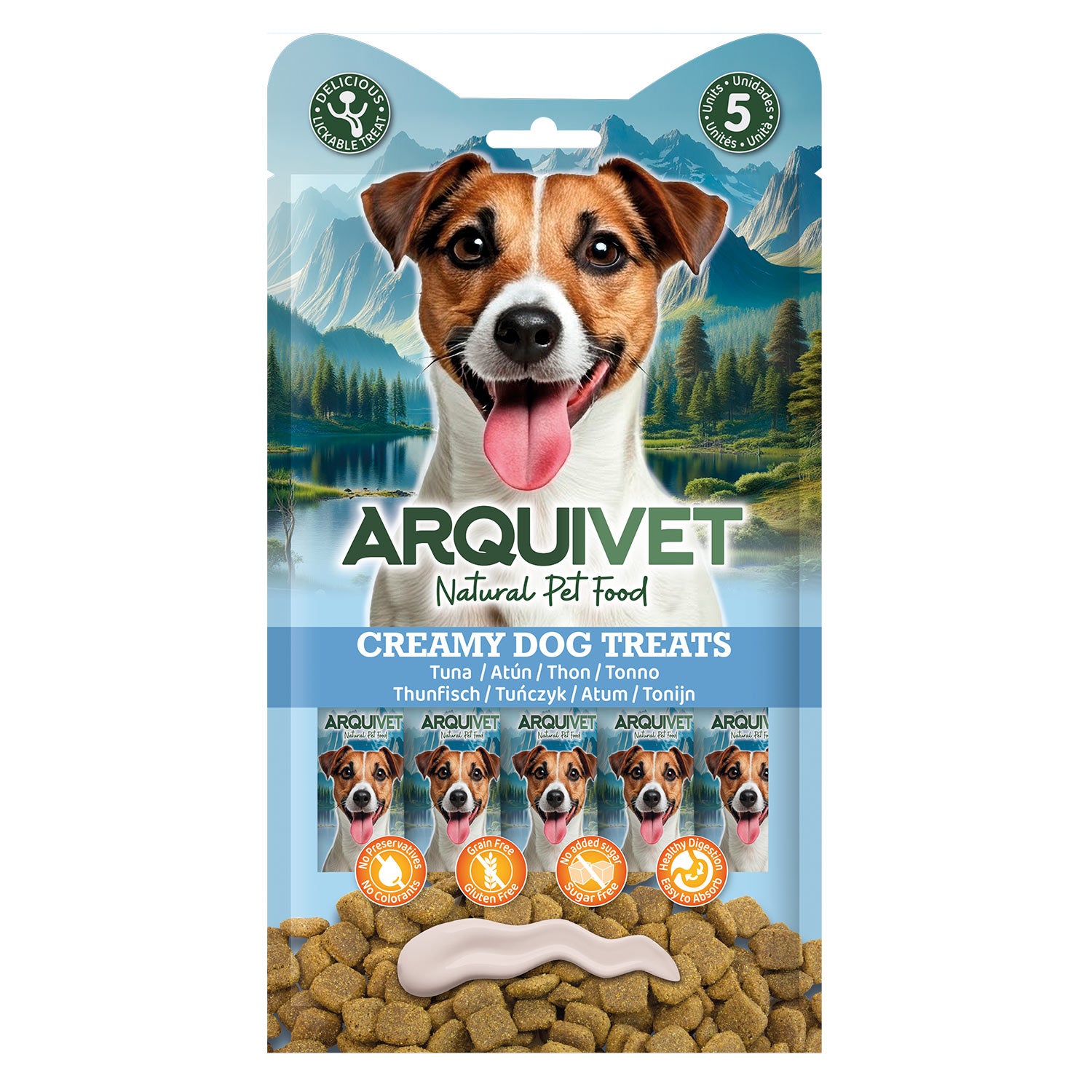 arquivet-snack-cr-me-thon-friandise-chien-5x15-g image 1