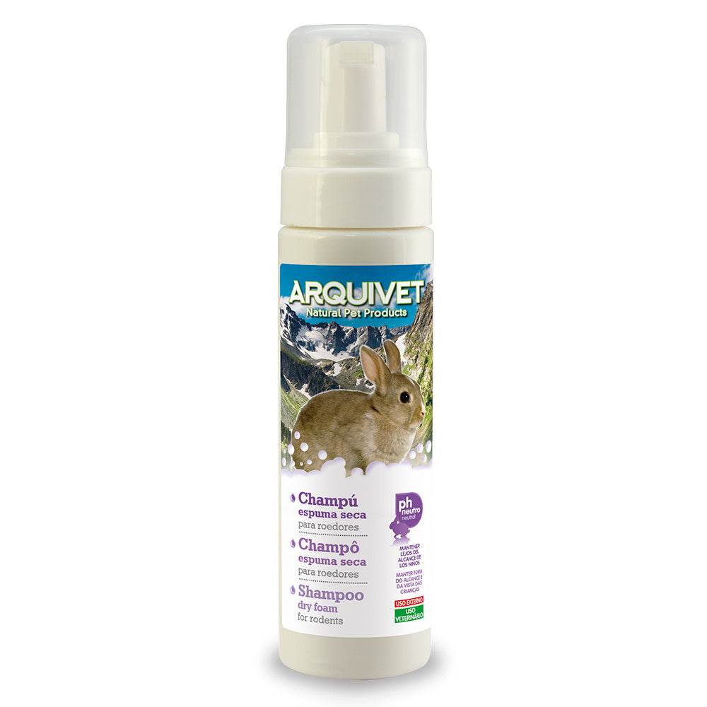 arquivet-shampoing-mousse-s-che-chien-200ml-sans-rin-age image 1