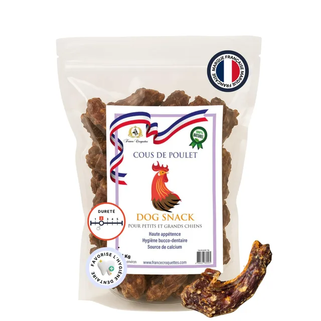france-croquettes-cous-poulet-friandise-chien-500-g-naturel image 1