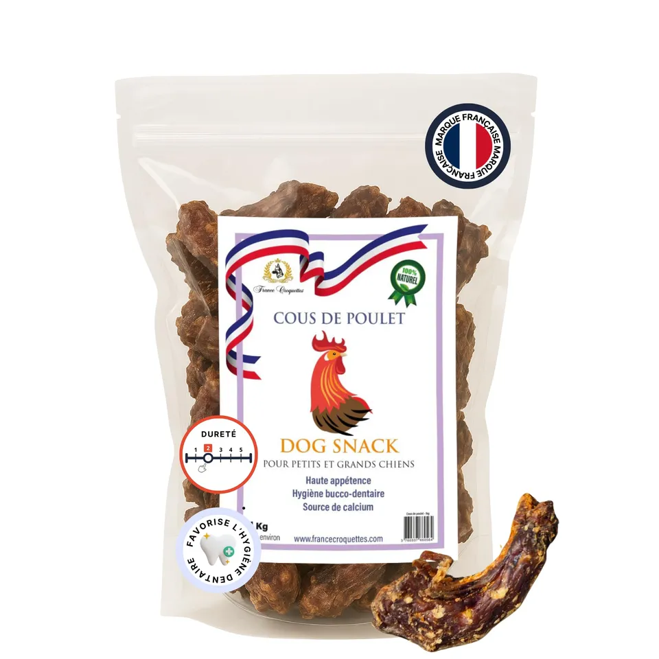 france-croquettes-cous-poulet-friandise-chien-500-g-naturel image 1