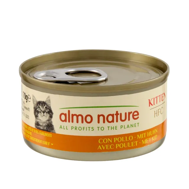 almo-nature-hfc-kitten-poulet-p-t-e-chaton-24x70g image 1