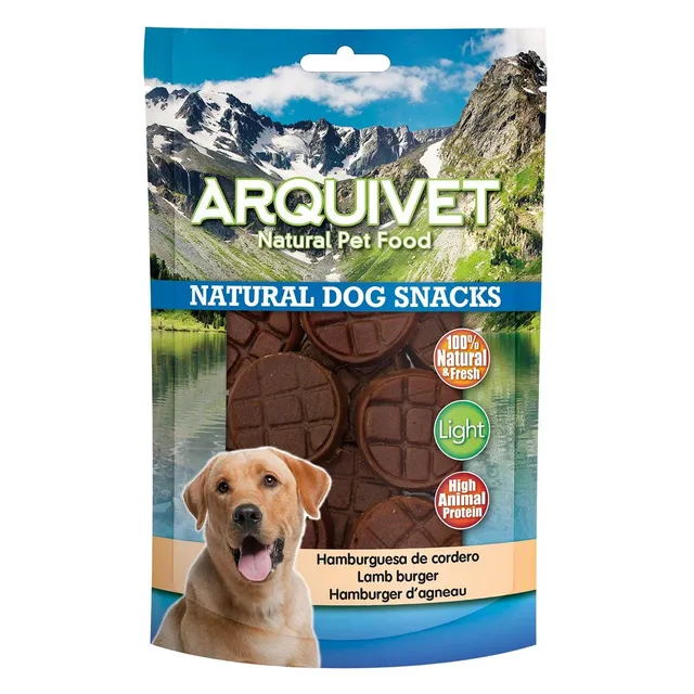 arquivet-burger-agneau-friandise-chien-100-gr-naturel image 1