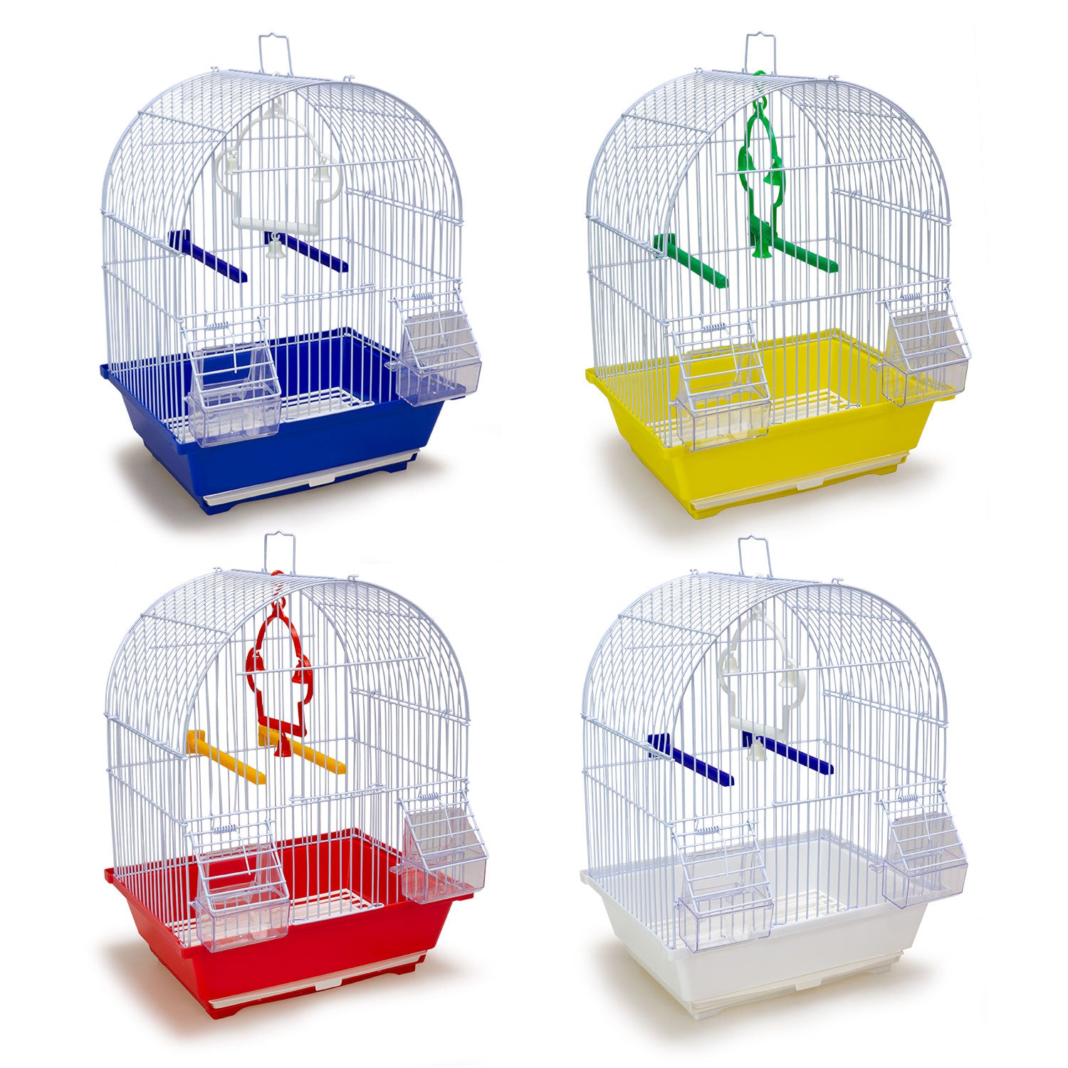 arquivet-vercelli-cage-oiseau-30x23x39-cm-lot-4-toit-arrondi image 5