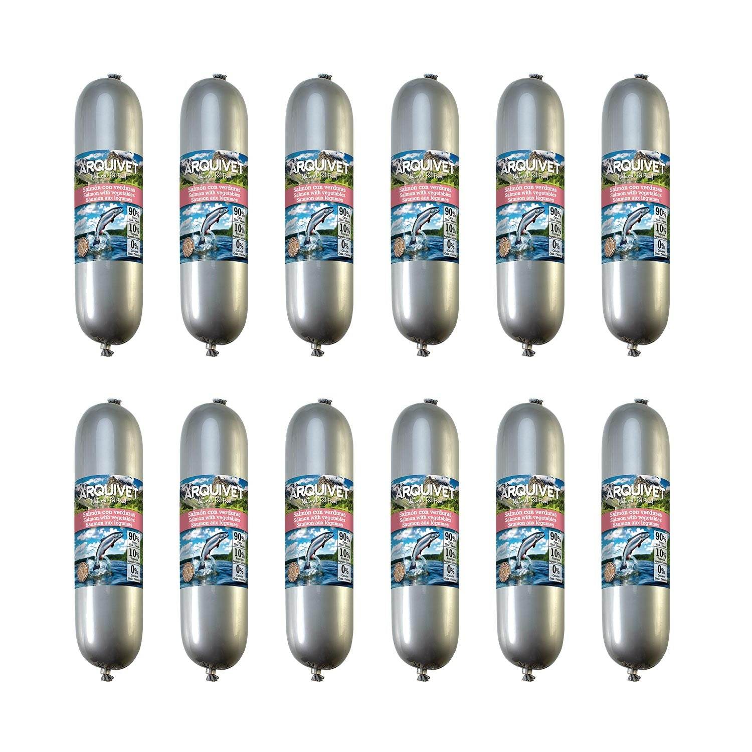 arquivet-saucisson-chien-saumon-l-gumes-500-g image 4