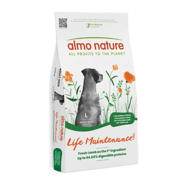almo-nature-life-maintenance-croquettes-chien-agneau-12-kg image 1