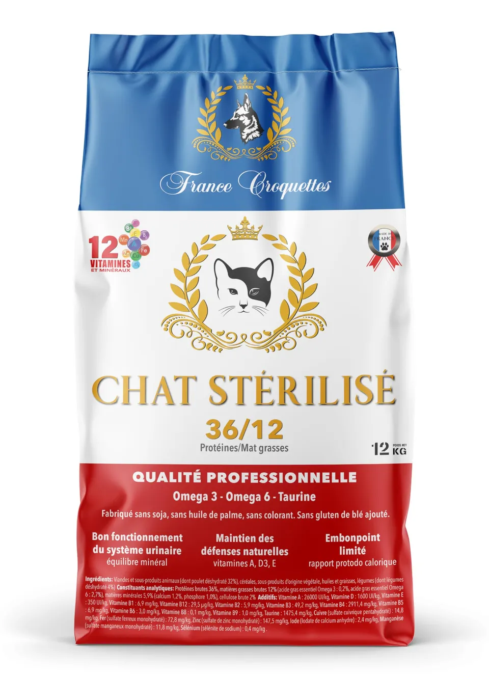 france-croquettes-st-rilis-36-12-12-kg-croquettes-pour-chat image 1