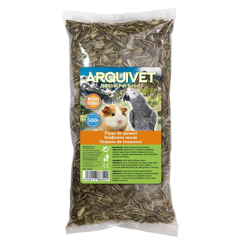 arquivet-graines-tournesol-nourriture-oiseau-500-g-perroquet image 1