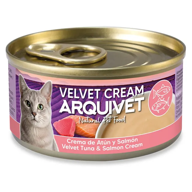 arquivet-velvet-cream-friandise-chat-thon-saumon-80-g image 1
