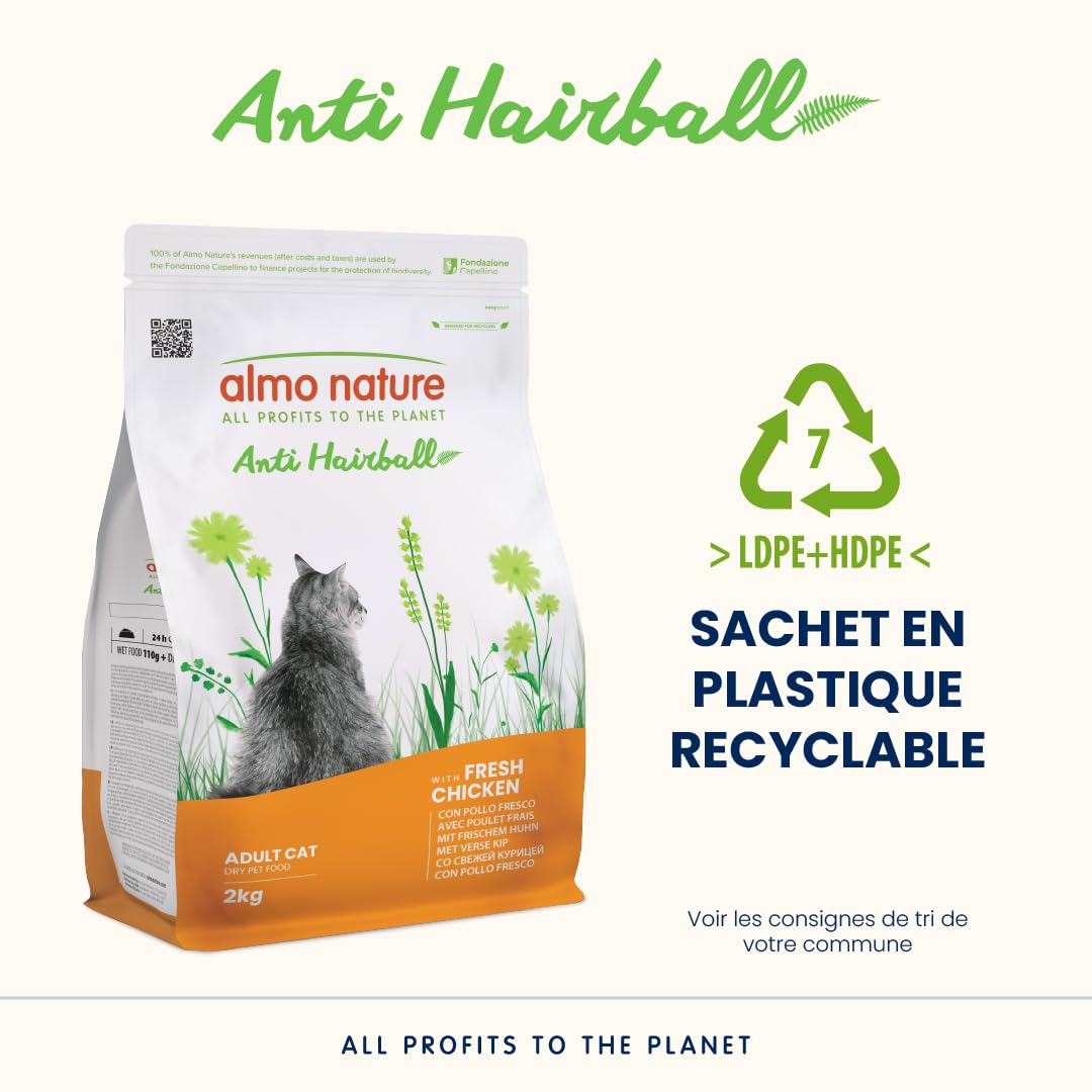almo-nature-functional-anti-hairball-croquettes-chat-poulet-2kg image 4