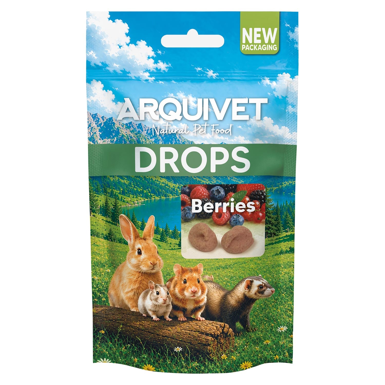 arquivet-drops-friandise-rongeur-baies-65-g-fruits-des-bois image 1