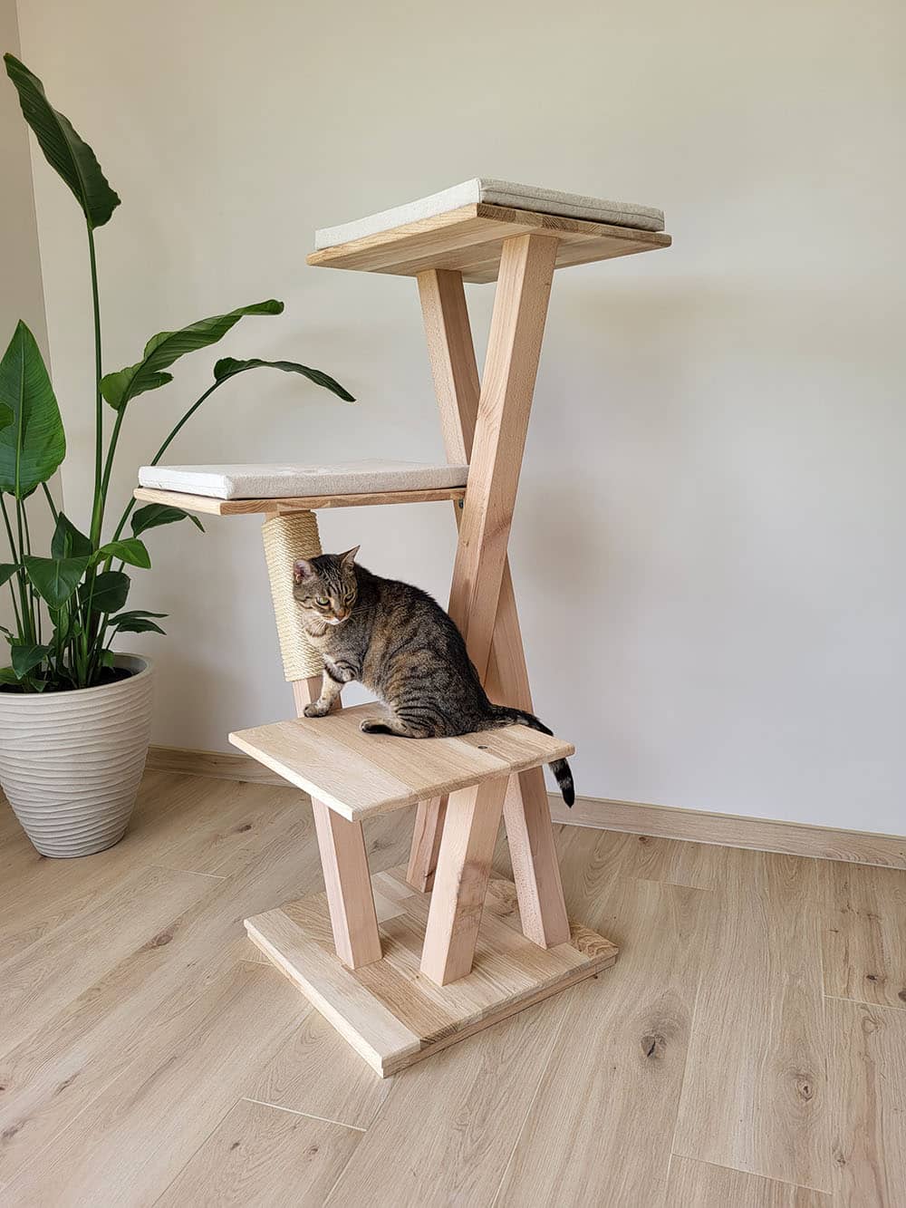 chat-perch-adonis-arbre-chat-bois-stable-130-cm image 3