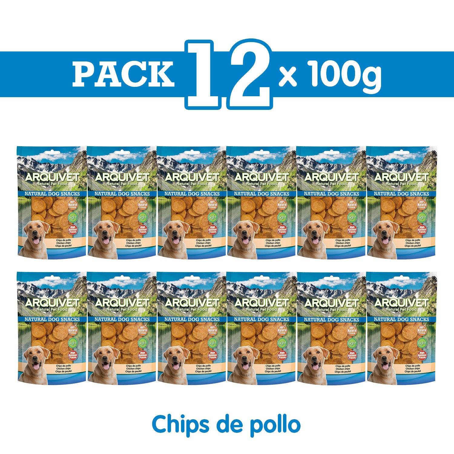 arquivet-chicken-chips-friandise-chien-poulet-100-g image 3