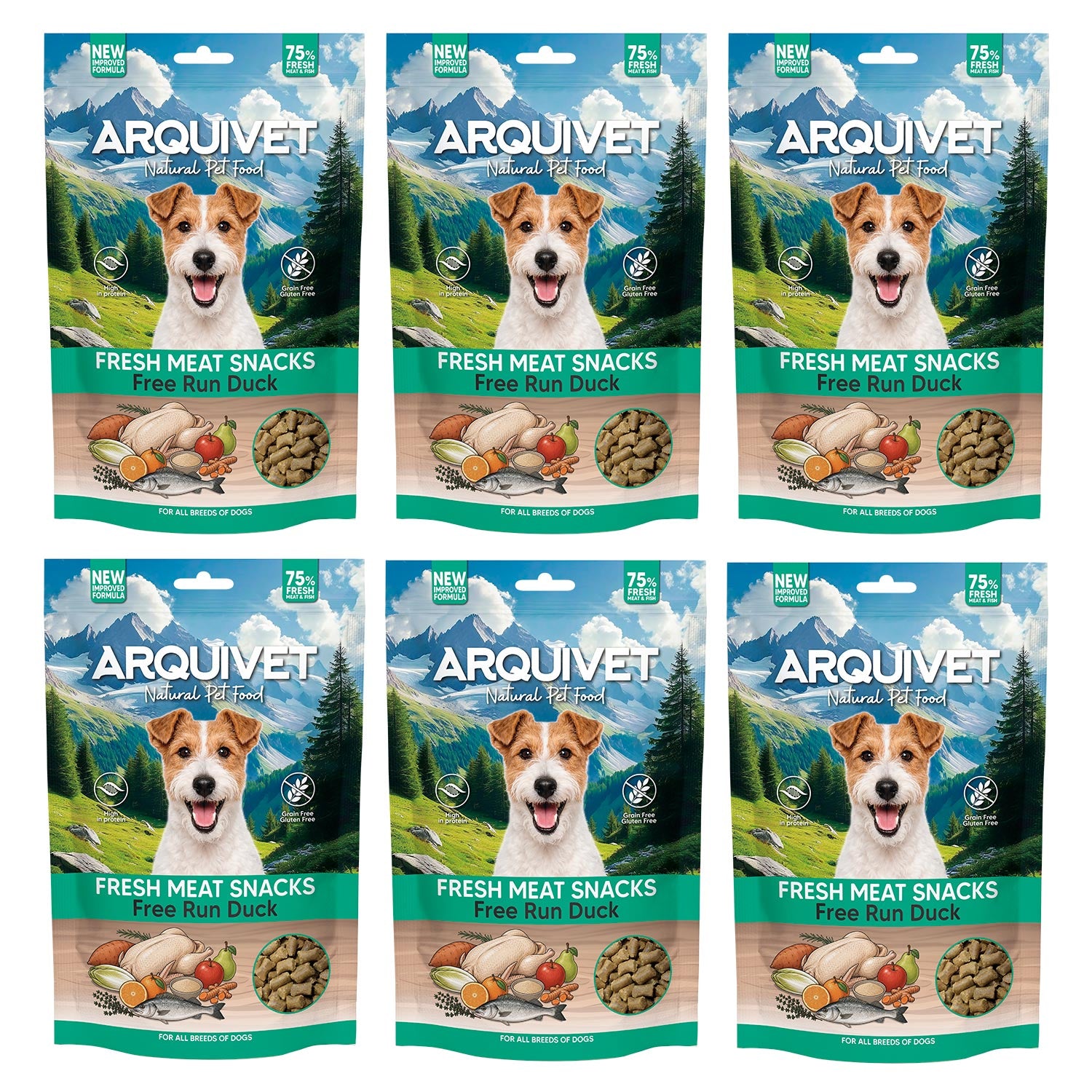 arquivet-fresh-meat-snacks-friandise-chien-canard-300-g image 7