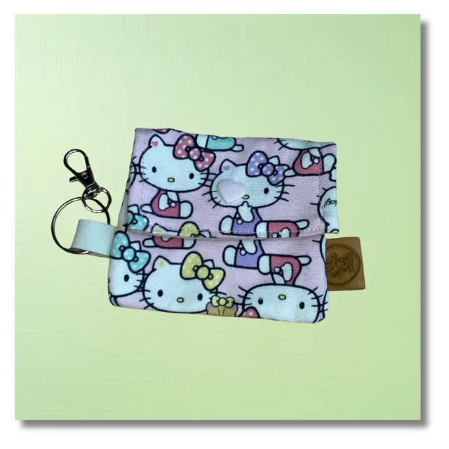 carabidule-pochettes-sacs-crottes-kawaii-hello-pochette-velours-chat image 1