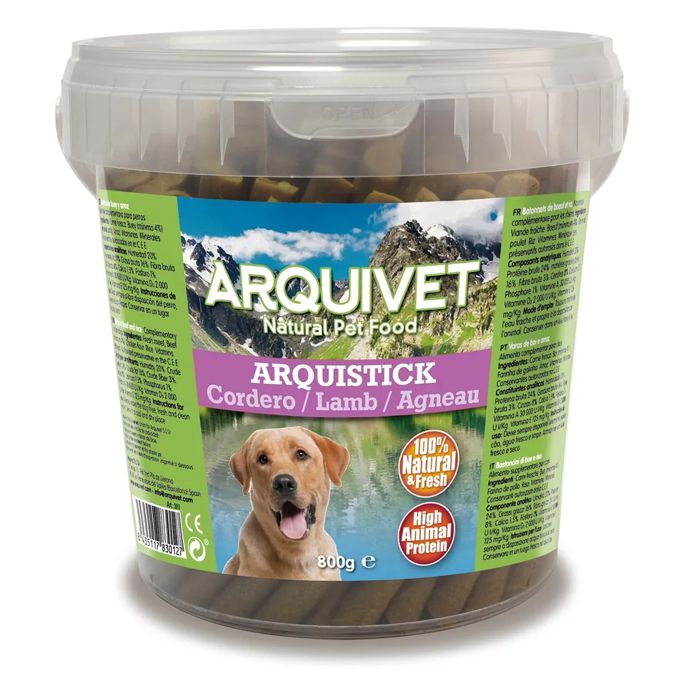arquivet-arquistick-stick-chien-agneau-riz-800-g-dressage image 1