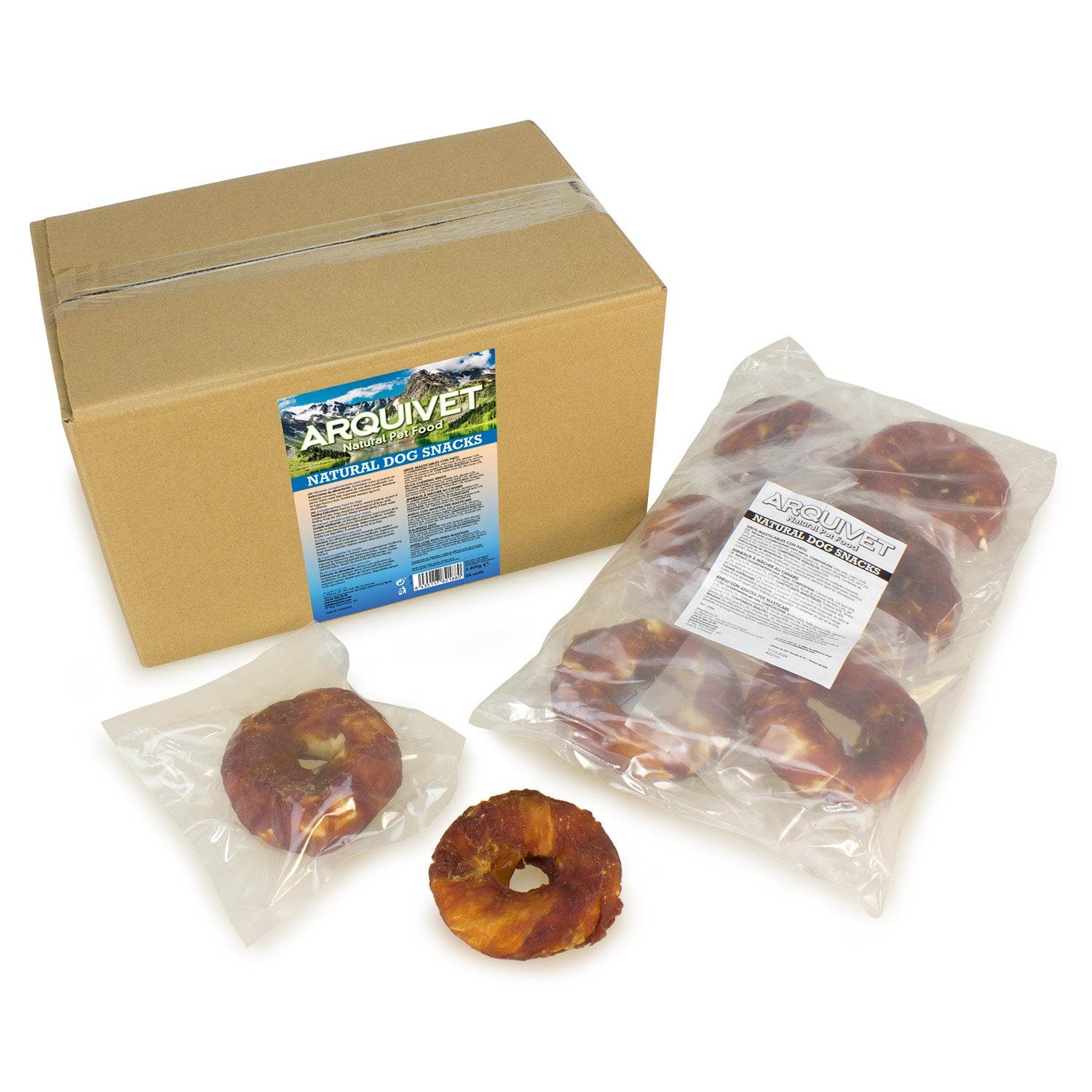 arquivet-chewy-duck-rings-friandise-canard-600-g image 6