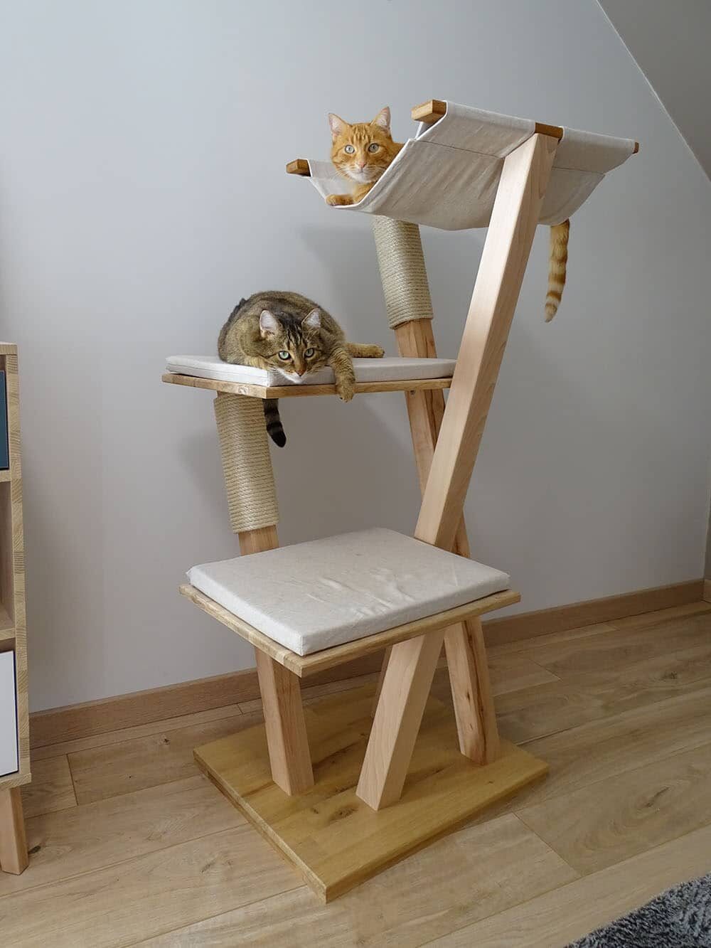 chat-perch-belladone-arbre-chat-bois-130cm-hamac-50x40cm image 6