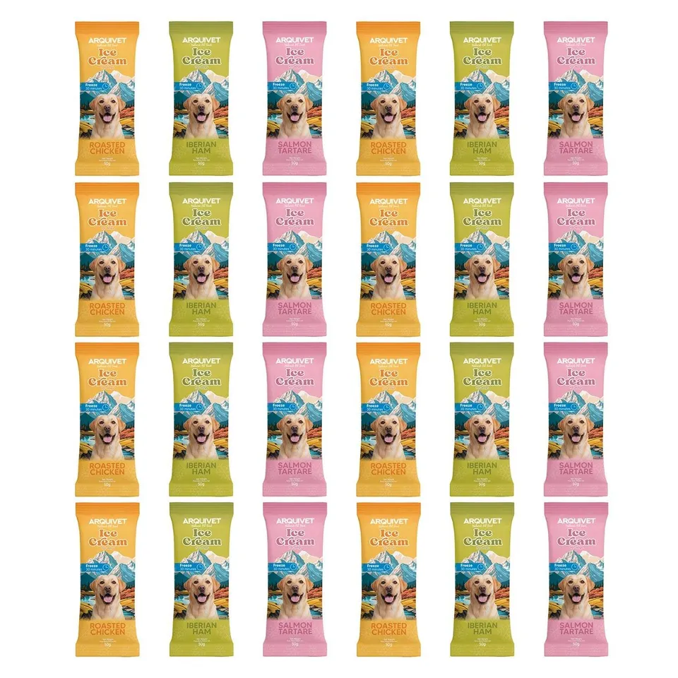 arquivet-glace-pour-chien-multi-parfums-pack-24-friandise image 1