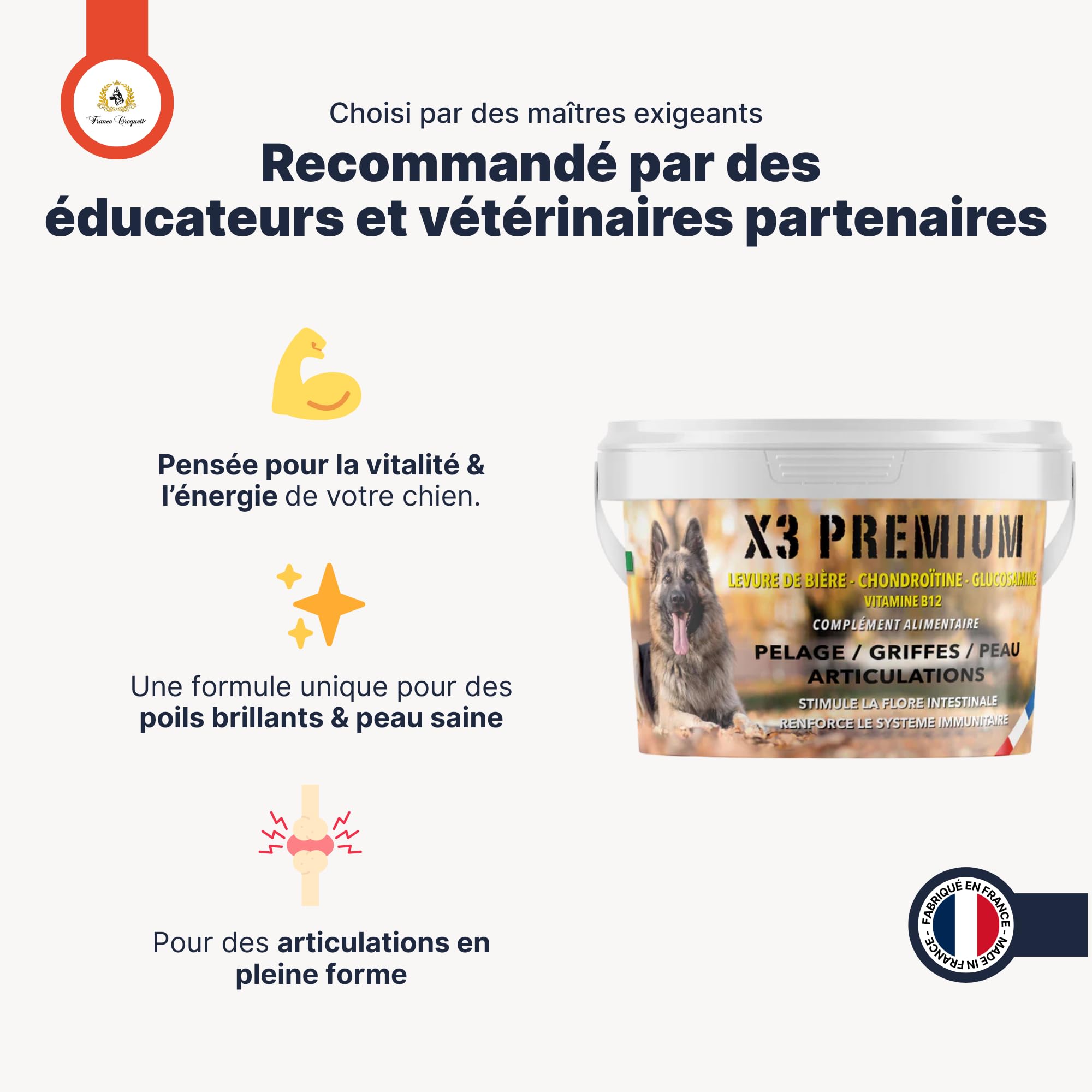 france-croquettes-x3-poudre-chien-chat-500-g-articulations image 4