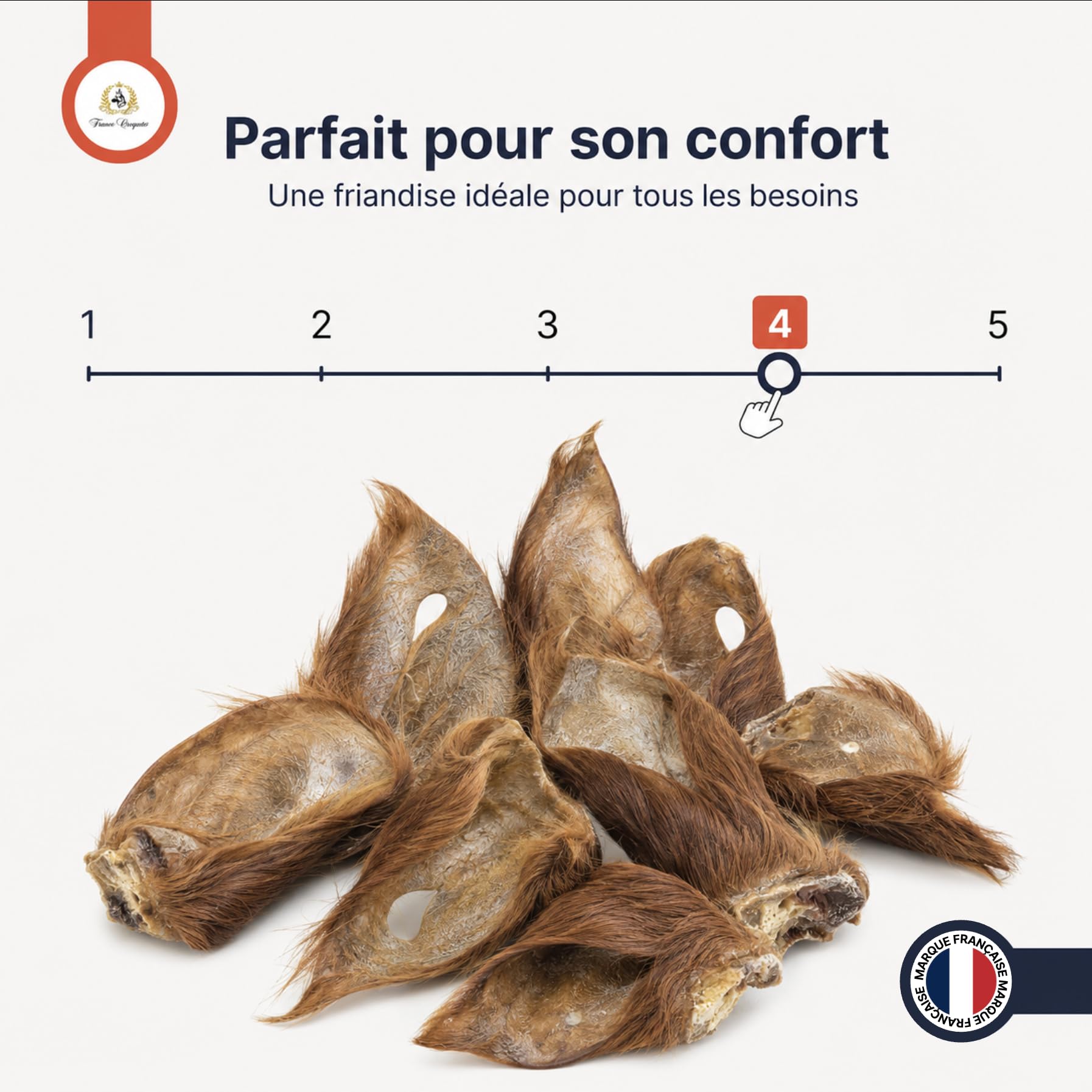france-croquettes-les-poilus-oreilles-de-b-uf-friandise-500-g image 5