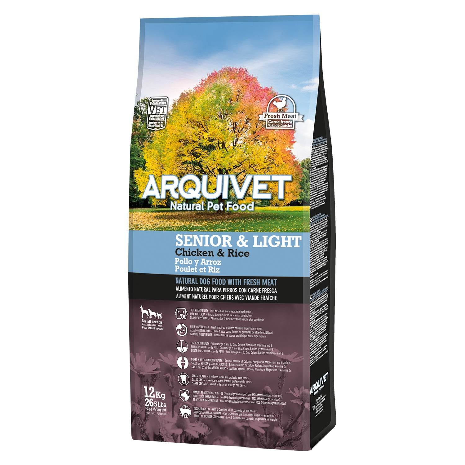 arquivet-super-premium-light-croquettes-chien-poulet-3-kg image 6