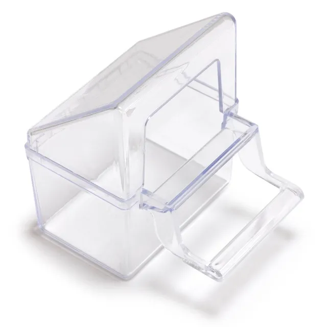 arquivet-mangeoire-cage-oiseau-plastique-transparent-7-5-cm image 1