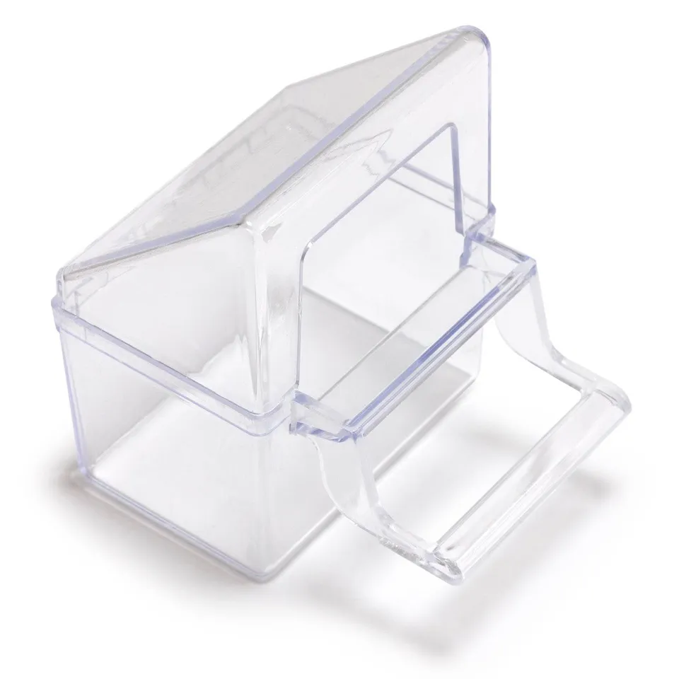 arquivet-mangeoire-cage-oiseau-plastique-transparent-7-5-cm image 1