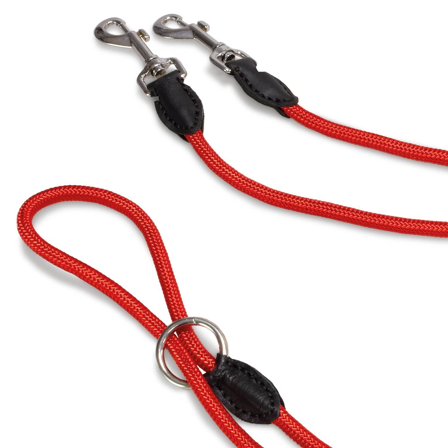 arquivet-laisse-chien-3-positions-rouge-200-cm image 2