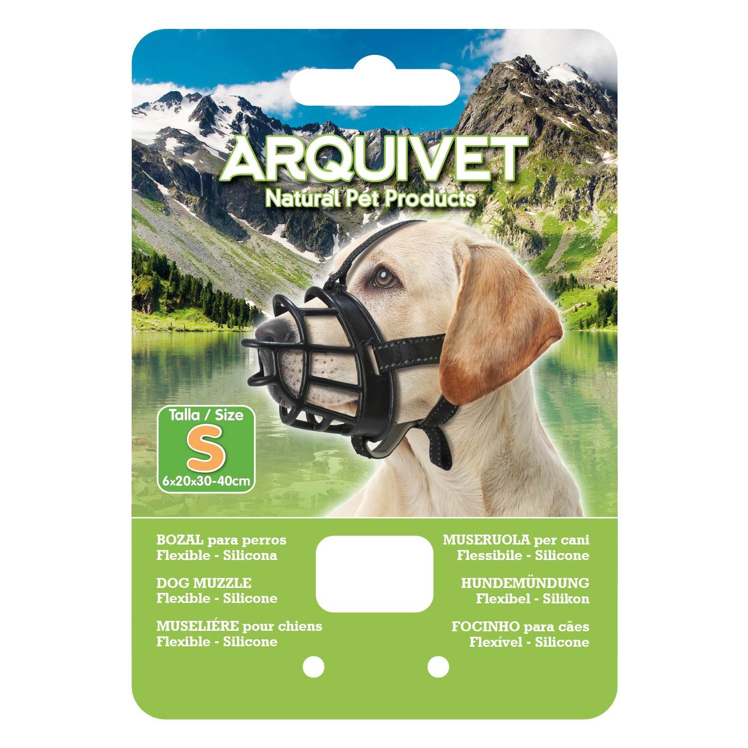 arquivet-museli-re-chien-silicone-souple-noire-s image 3