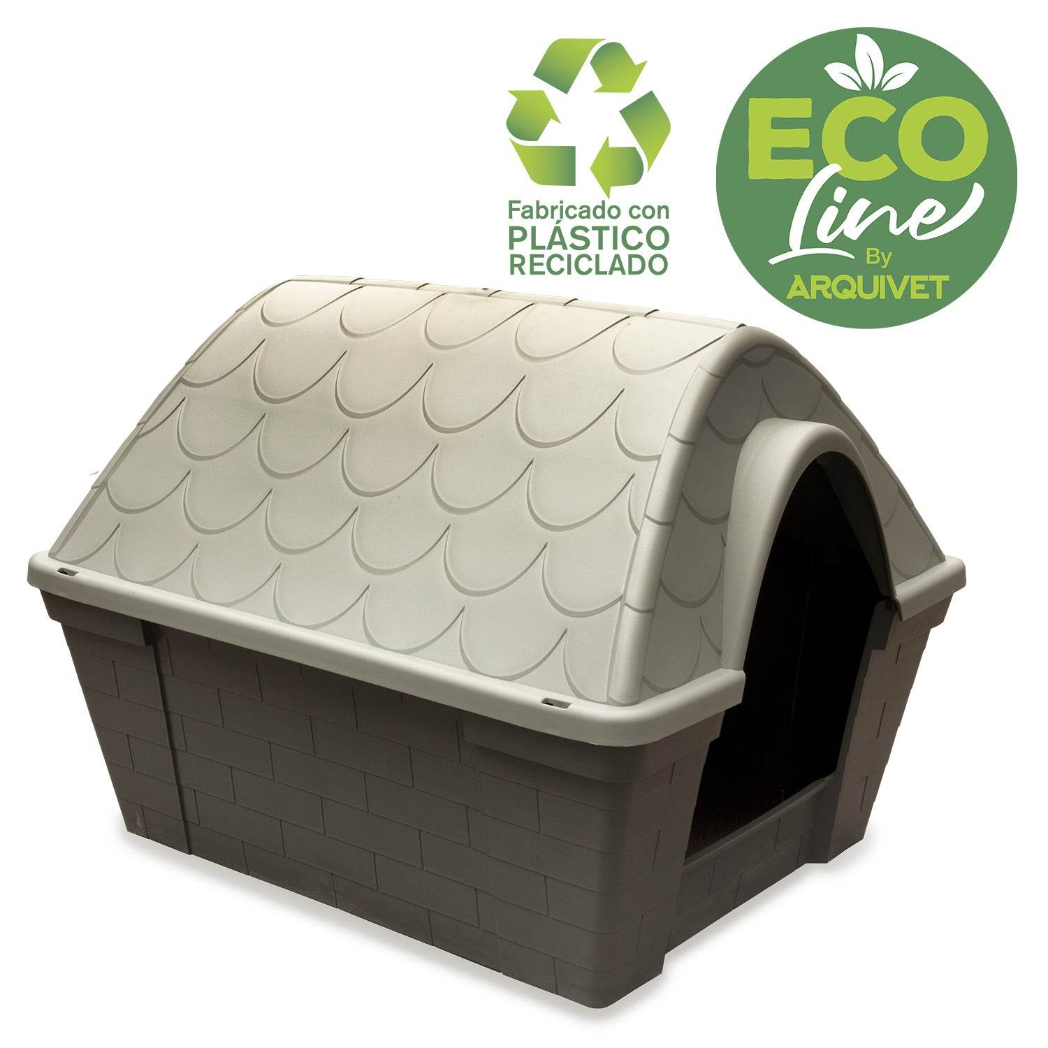 arquivet-ecoline-niche-chien-plastique-recycl-82x68x62-cm image 2