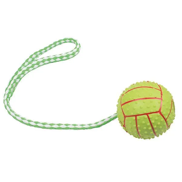 arquivet-jouet-chien-balle-verte-corde-20-cm image 1