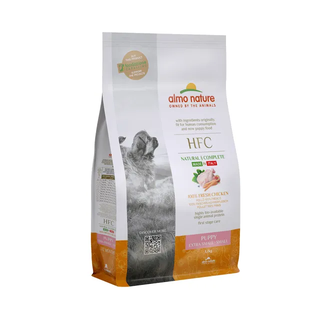 almo-nature-hfc-puppy-croquettes-chiot-poulet-xs-s-au-riz image 1