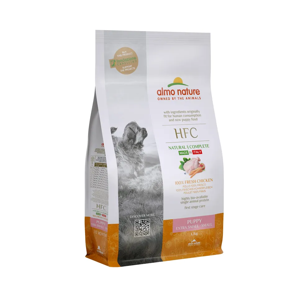 almo-nature-hfc-puppy-croquettes-chiot-poulet-xs-s-au-riz image 1