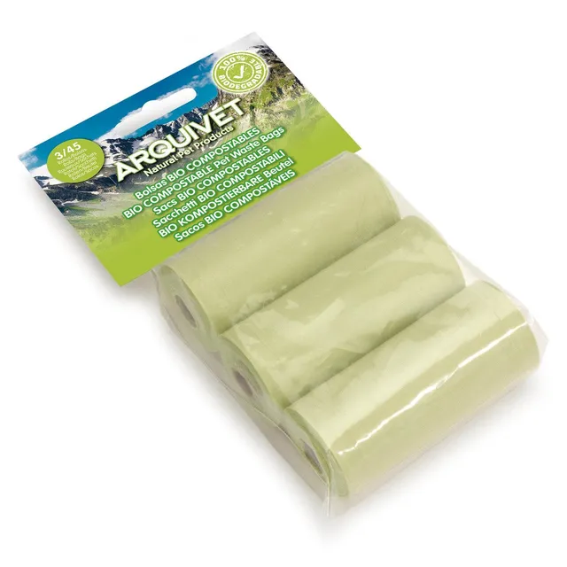 arquivet-sacs-chien-biod-gradables-8-rouleaux-x15 image 1