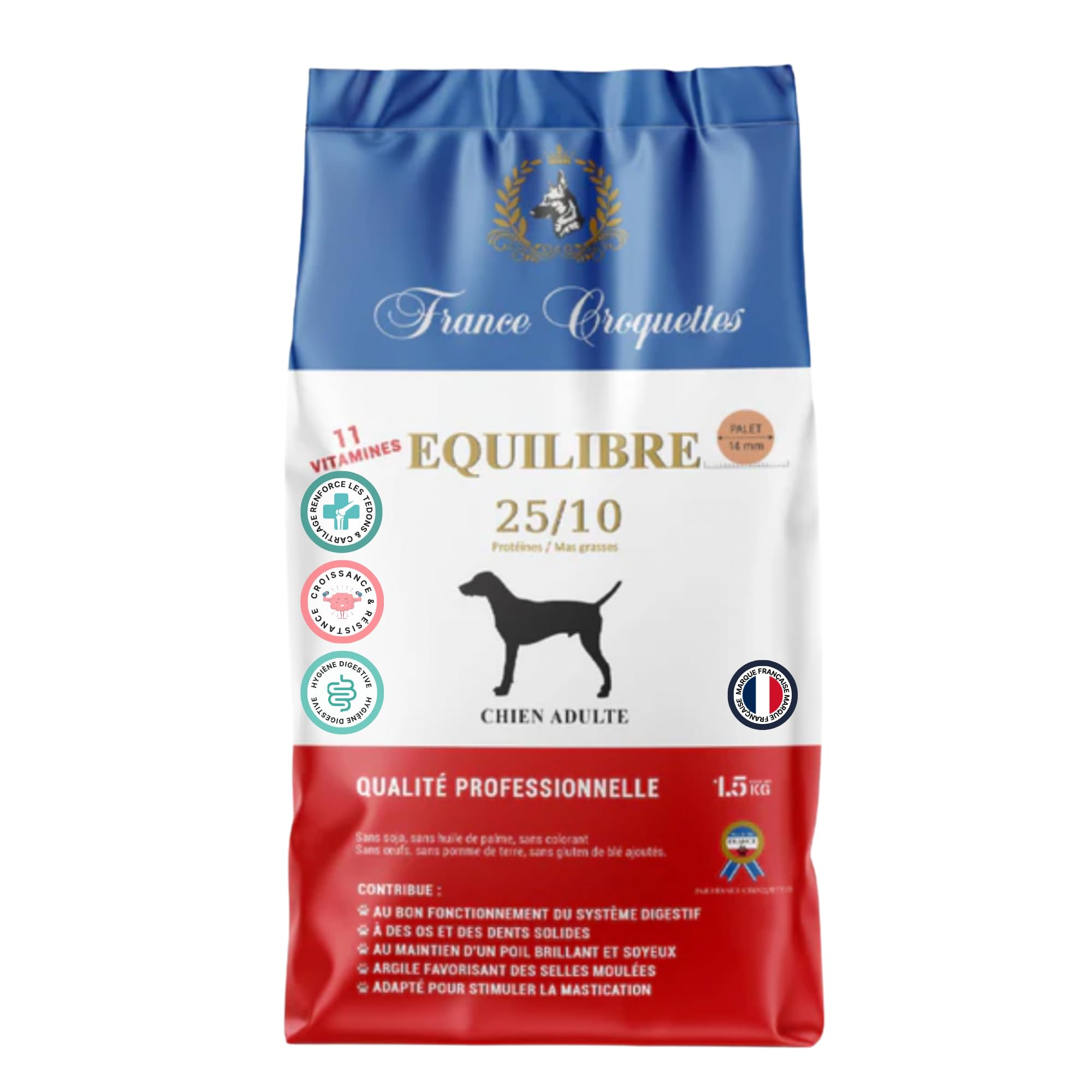 france-croquettes-quilibre-25-10-croquettes-chien-adulte-vitamines image 1